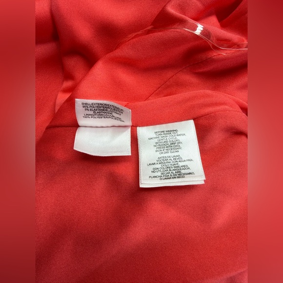 Nine West Coral Wide Leg Jumpsuit with Belt Size 10 - Picture 10 of 13